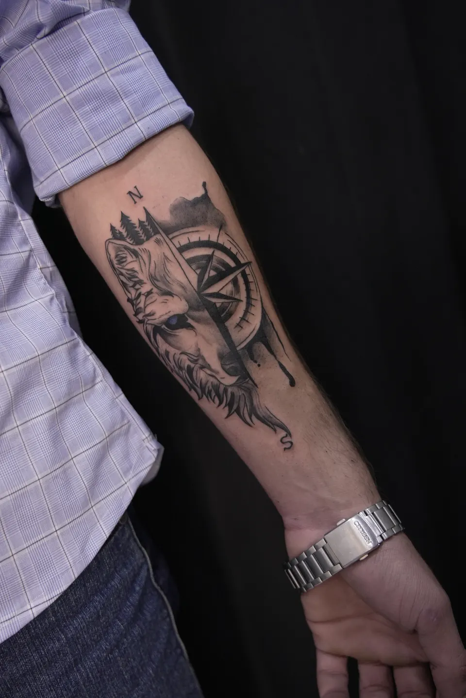 Tattoo training in progress at the Kamz Inkzone Academy