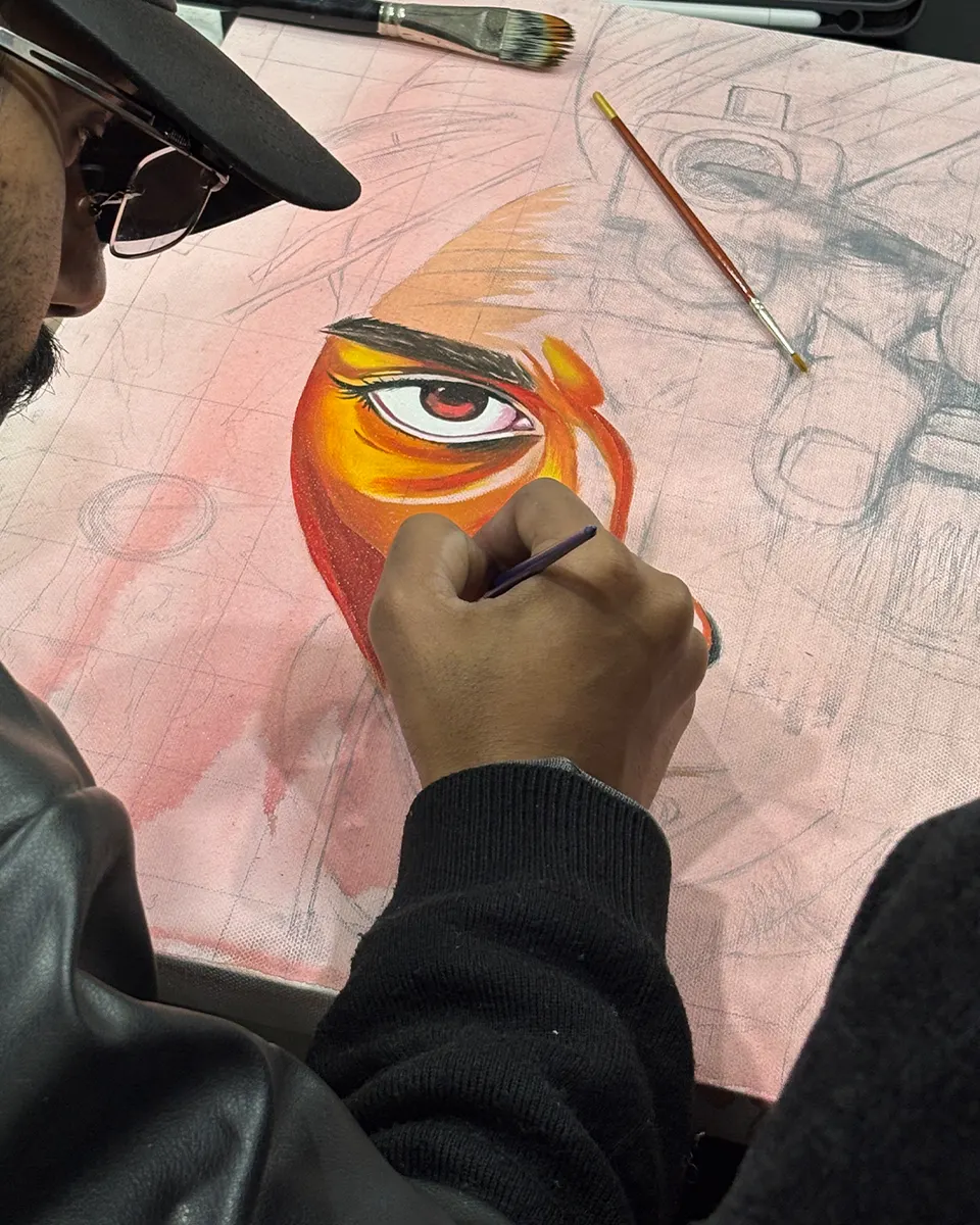 Inside the Kamz Inkzone studio