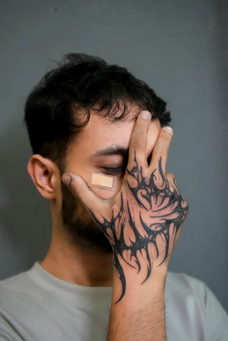 Blackwork tattoo by Kamz Inkzone