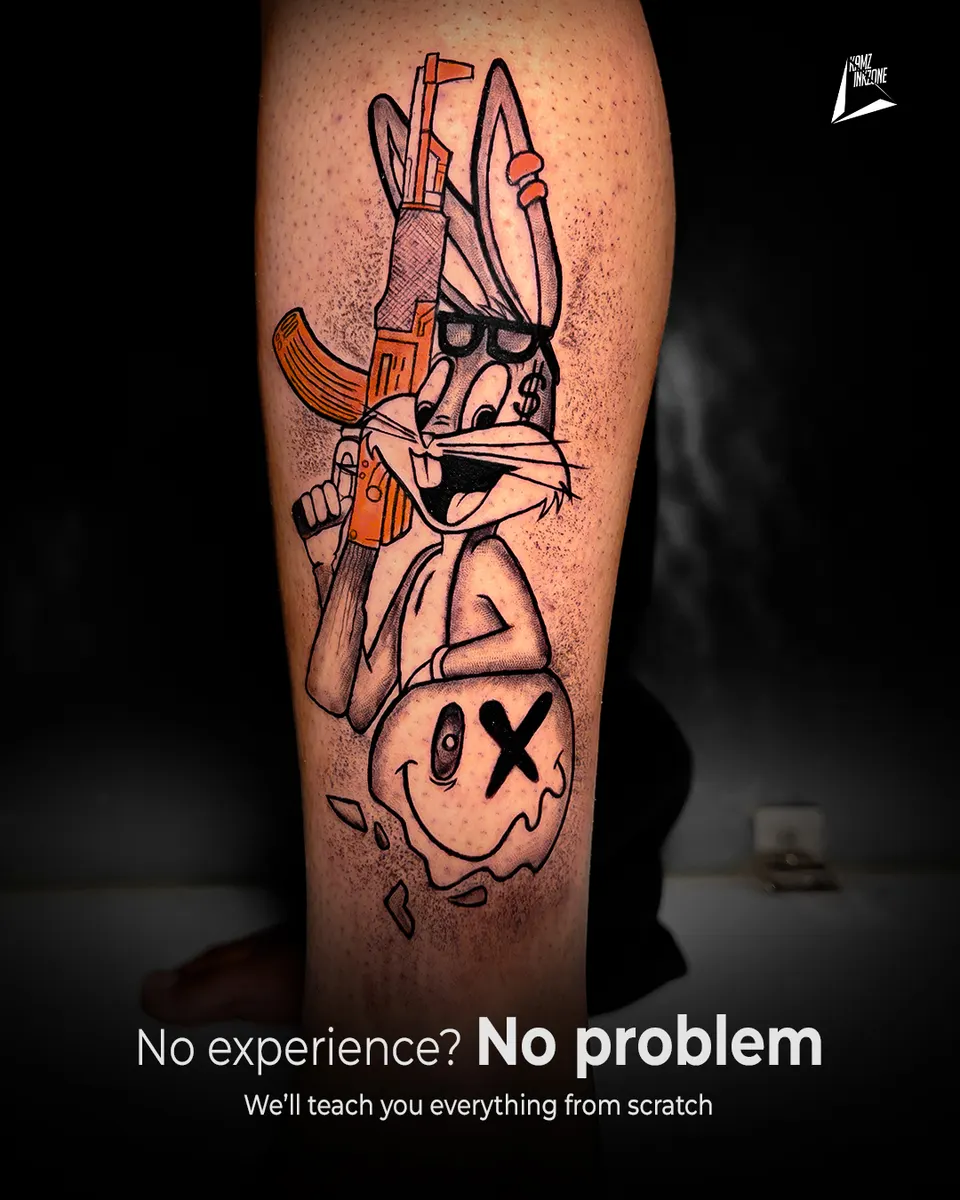 Colour & Abstract tattoo by Kamz Inkzone
