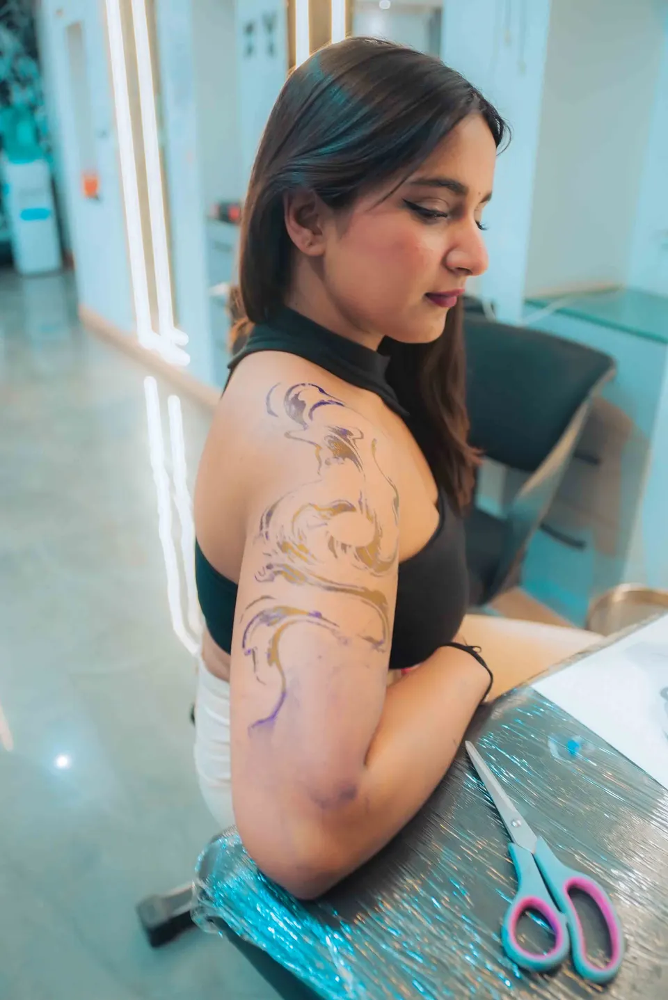 Colour & Abstract tattoo by Kamz Inkzone