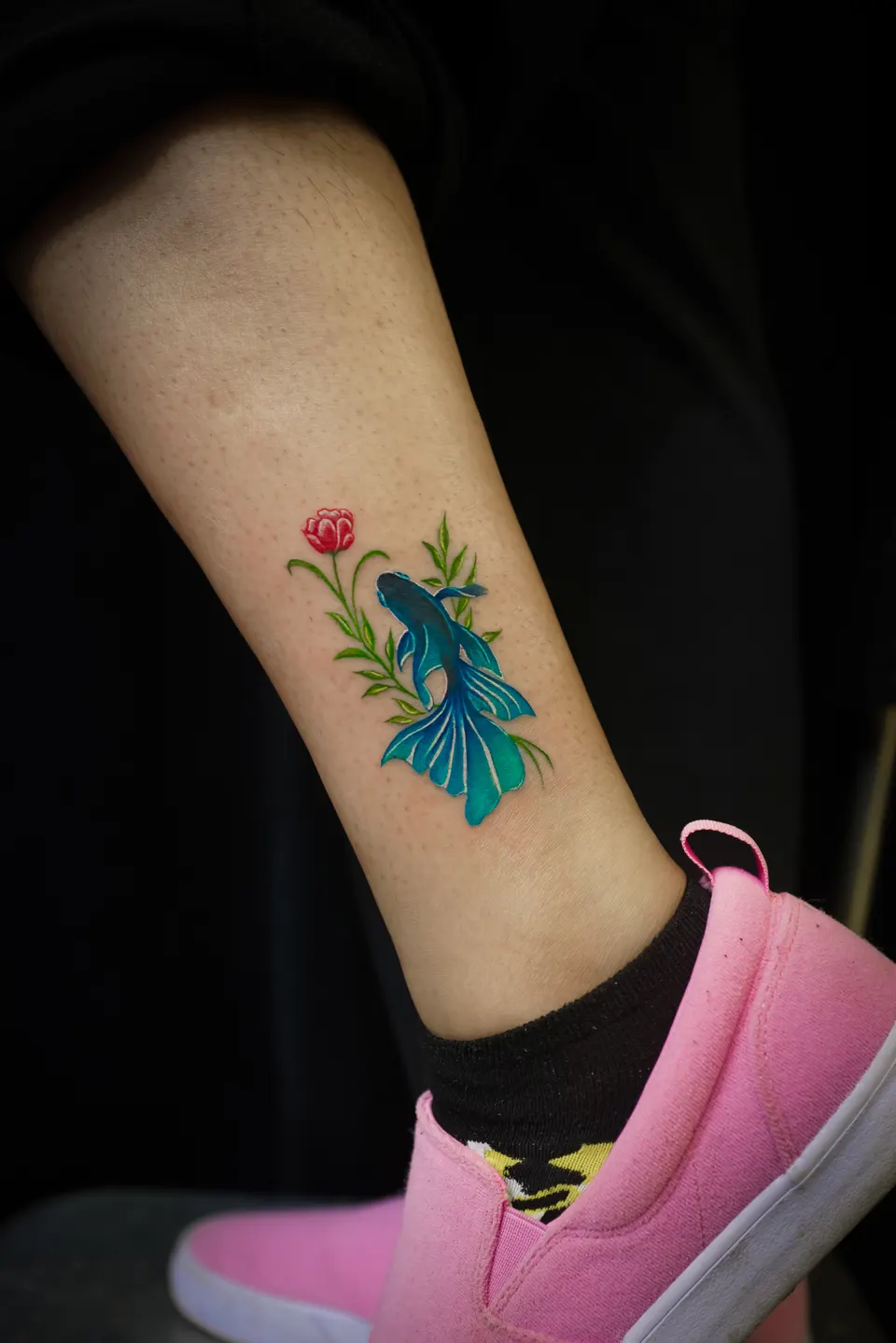 Colour & Abstract tattoo by Kamz Inkzone