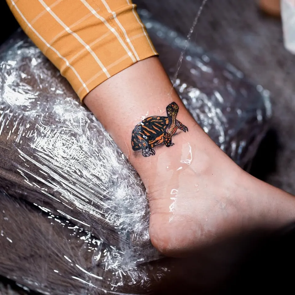 Colour & Abstract tattoo by Kamz Inkzone