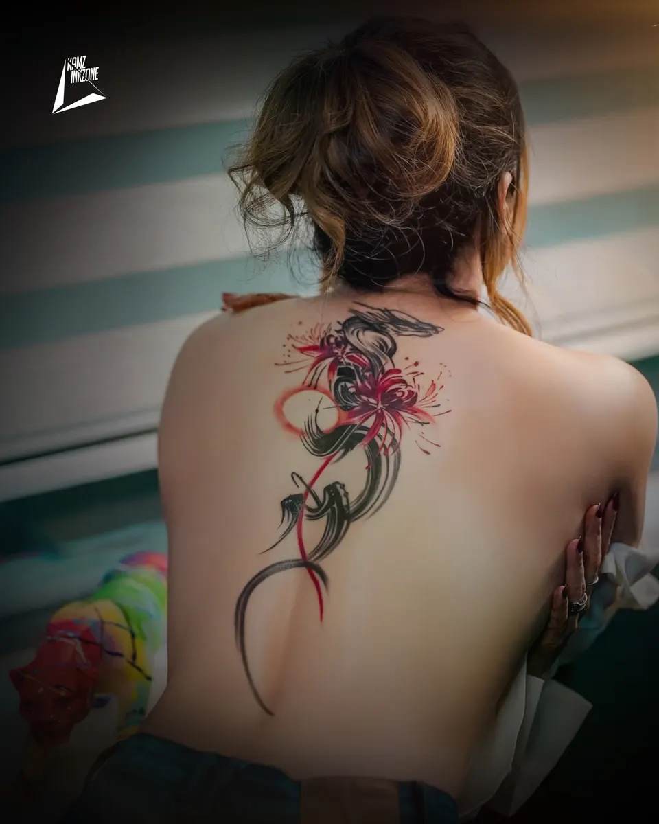 Colour & Abstract tattoo by Kamz Inkzone