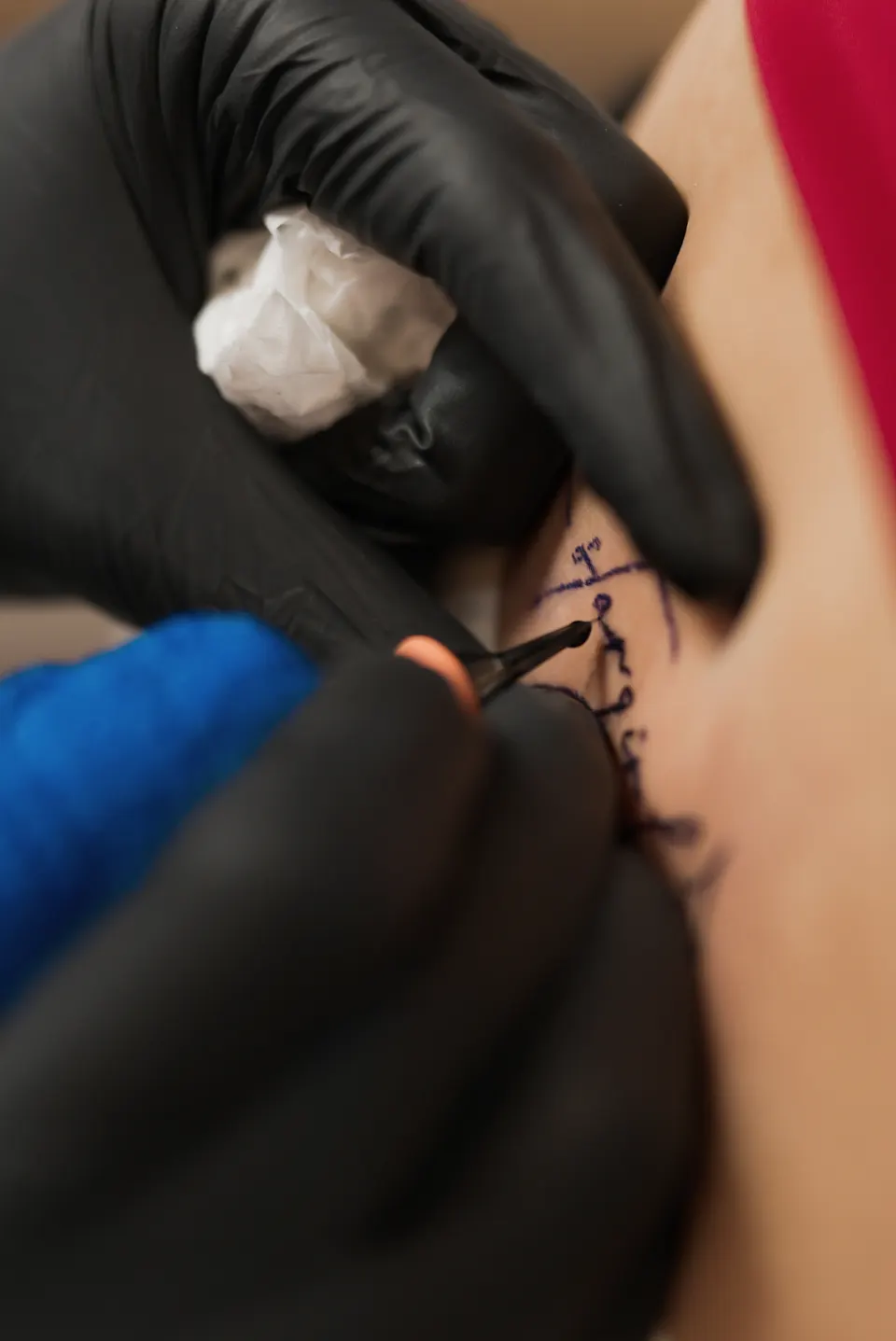 Fine Line tattoo by Kamz Inkzone