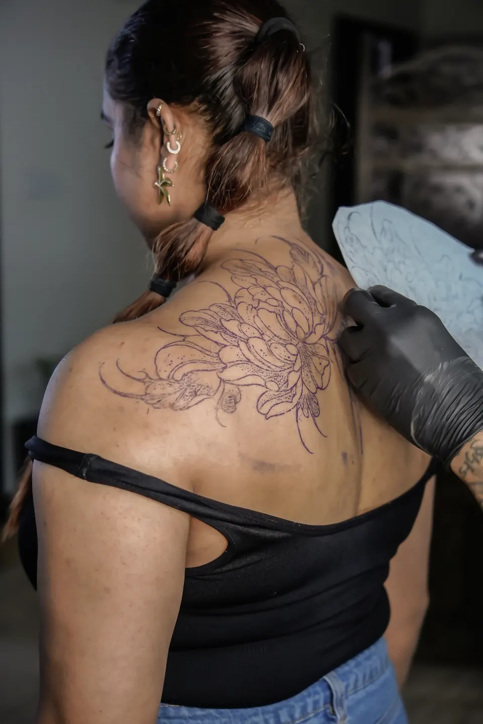 Fine Line tattoo by Kamz Inkzone
