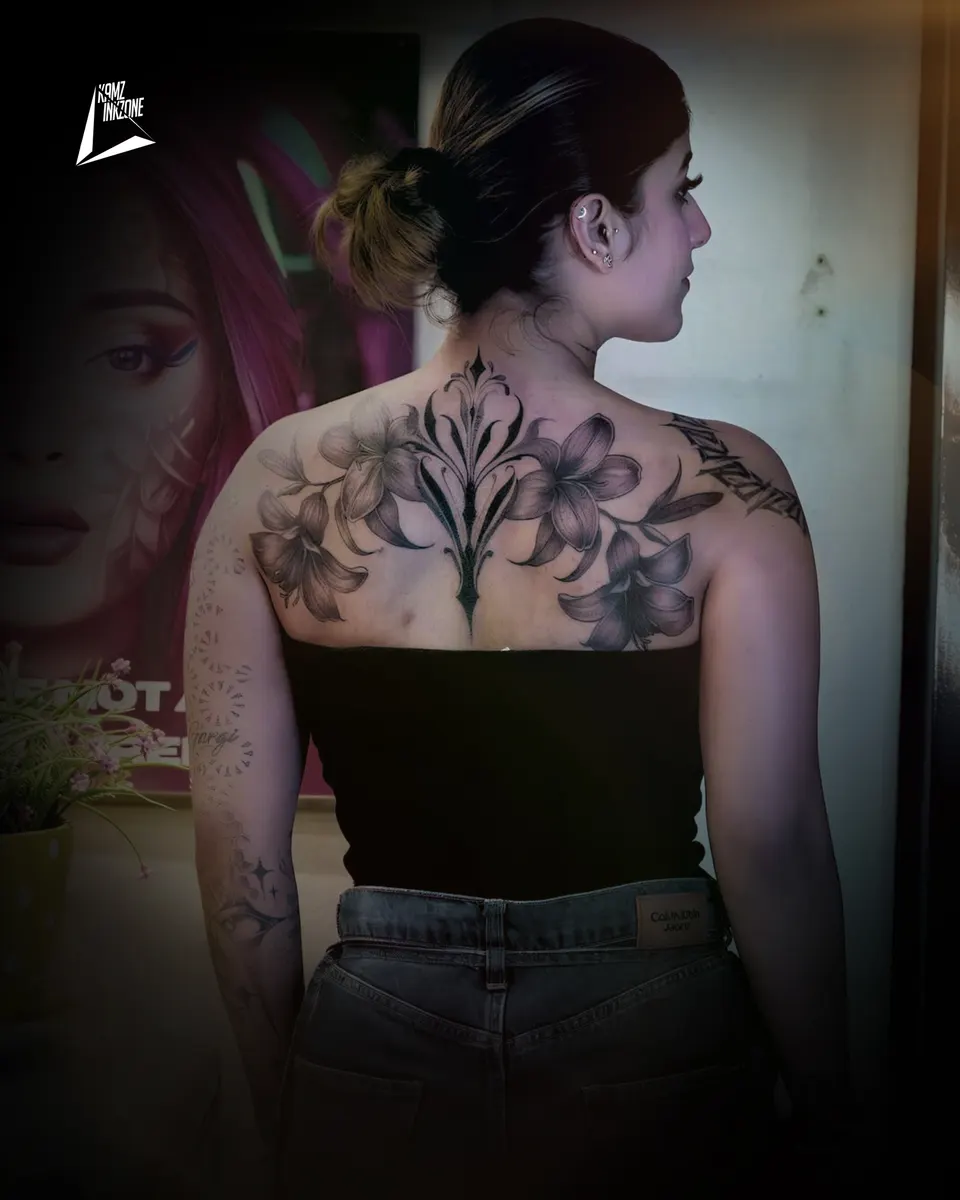Fine Line tattoo by Kamz Inkzone
