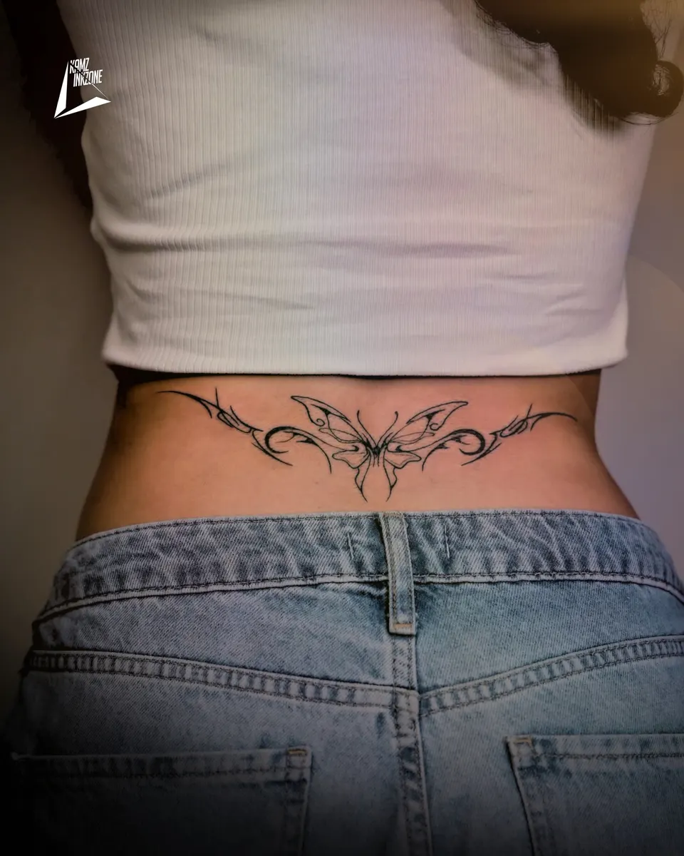 Fine Line tattoo by Kamz Inkzone