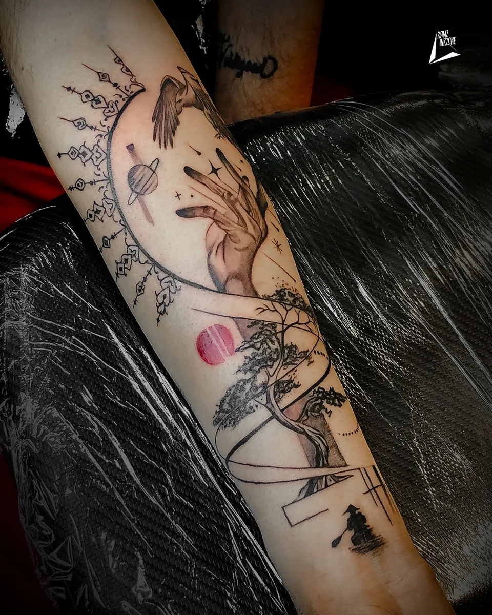 Full Sleeve tattoo by Kamz Inkzone