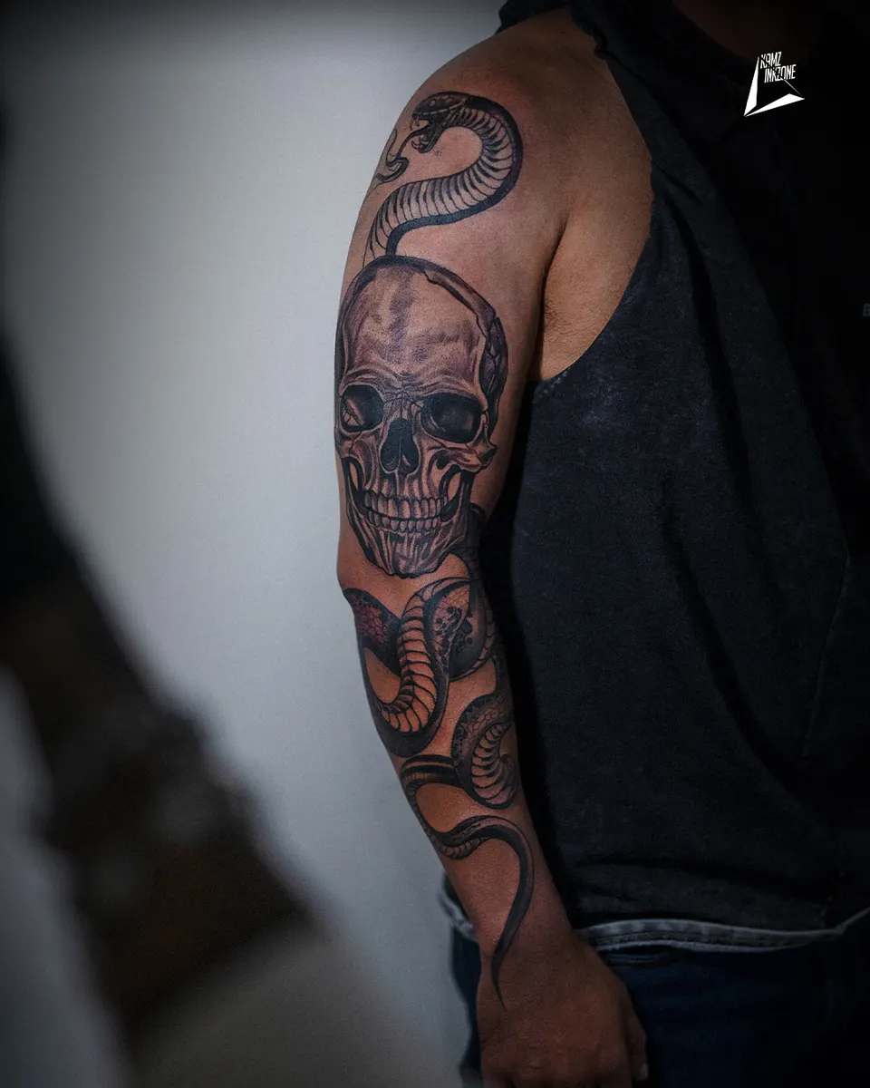 Full Sleeve tattoo by Kamz Inkzone