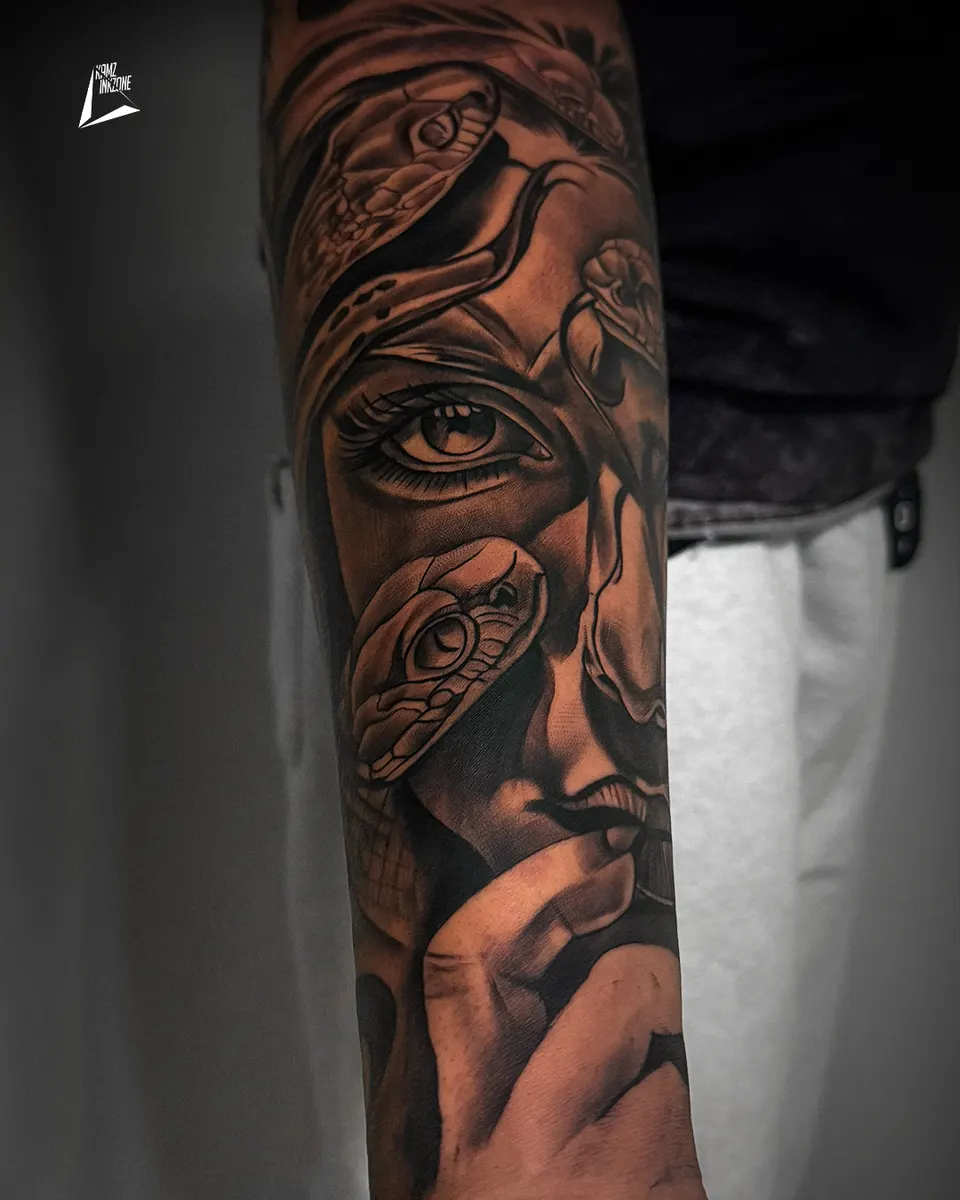 Full Sleeve tattoo by Kamz Inkzone