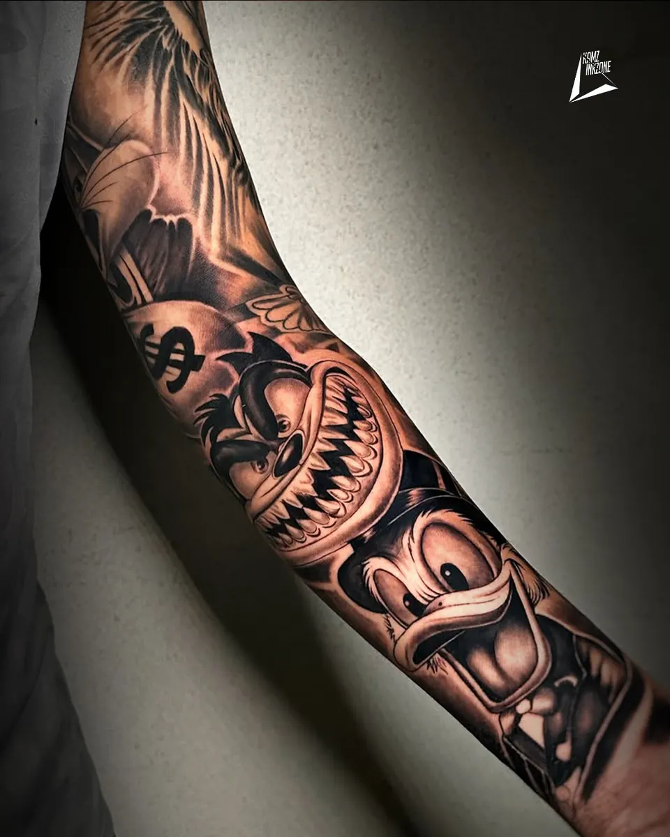 Full Sleeve tattoo by Kamz Inkzone