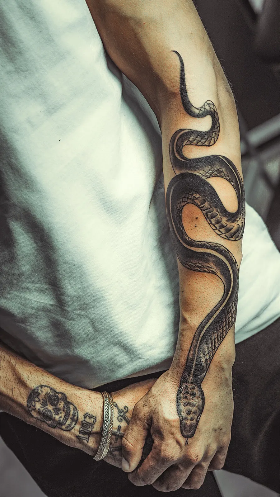 Blackwork tattoo by Kamz Inkzone