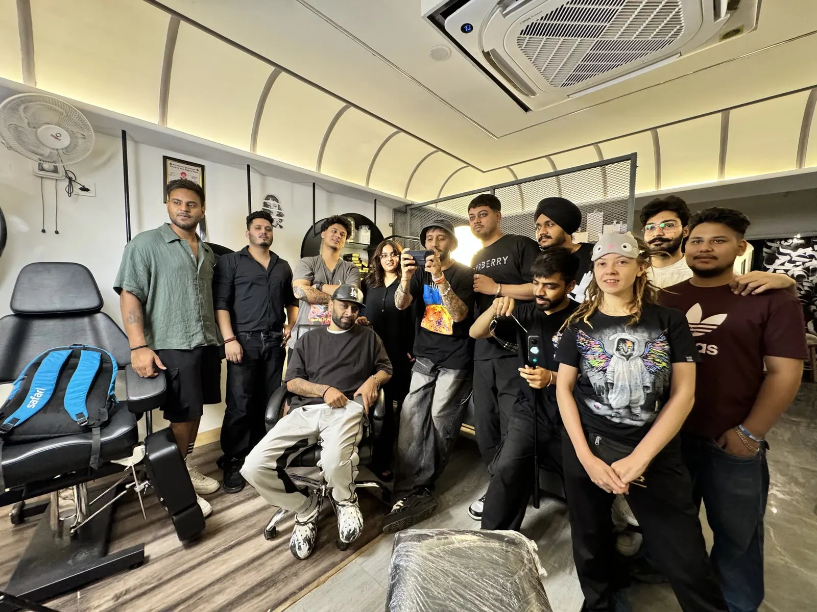 The Kamz Inkzone team at the Jalandhar studio