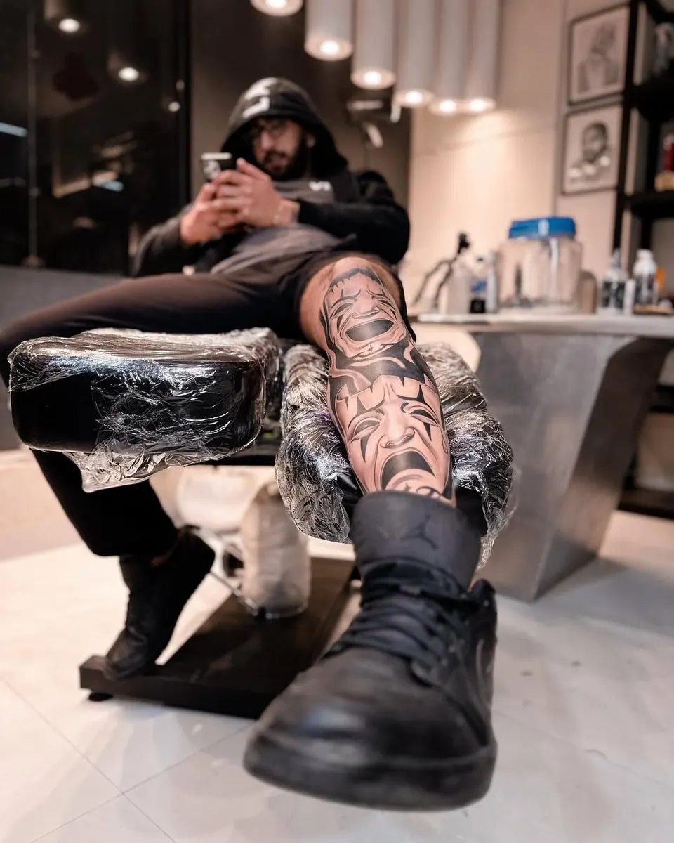 Illustrative & Dark Art tattoo by Kamz Inkzone