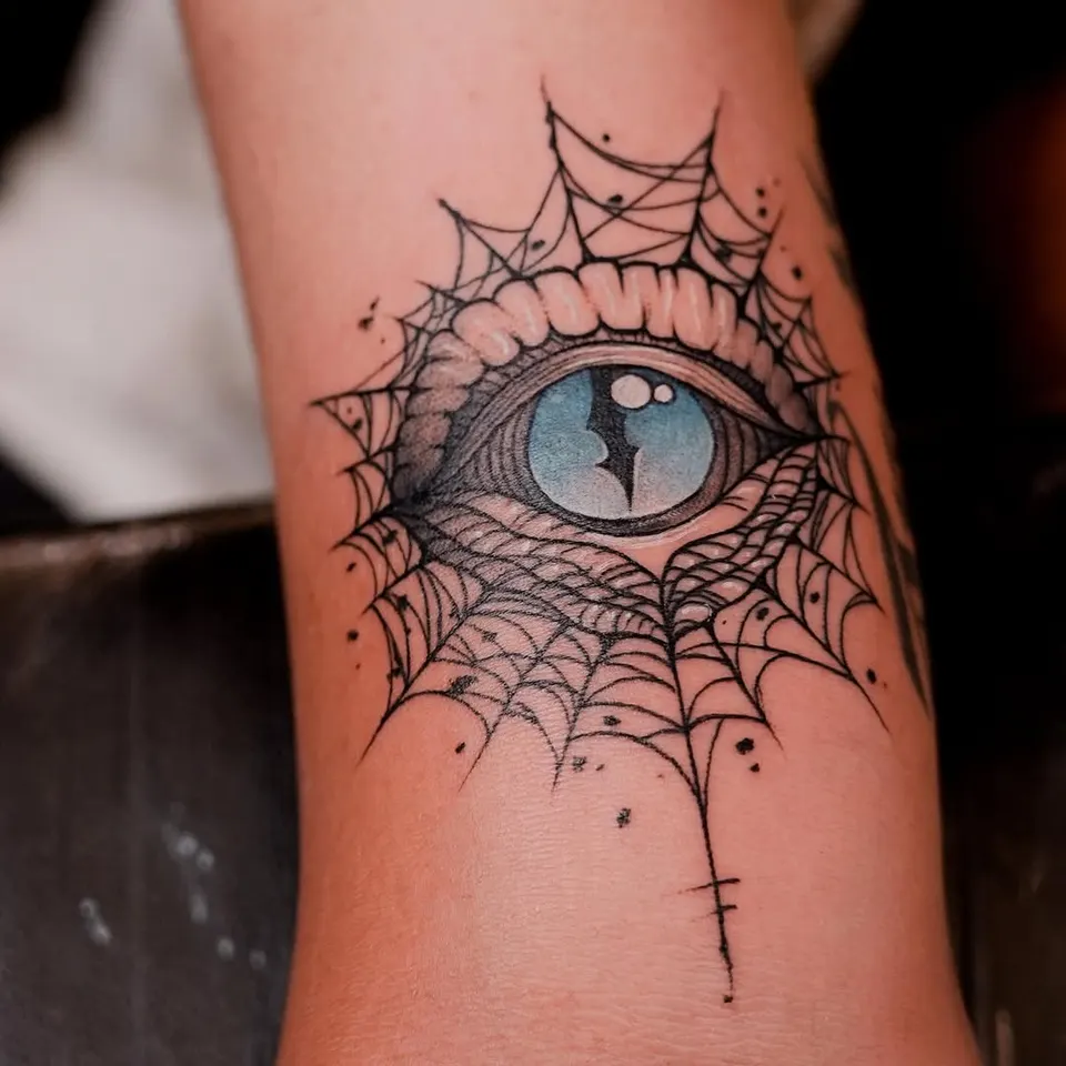 Illustrative & Dark Art tattoo by Kamz Inkzone