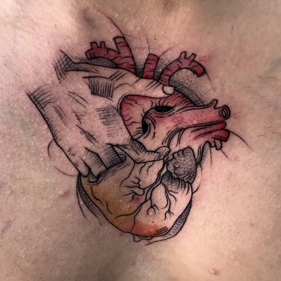Illustrative & Dark Art tattoo by Kamz Inkzone
