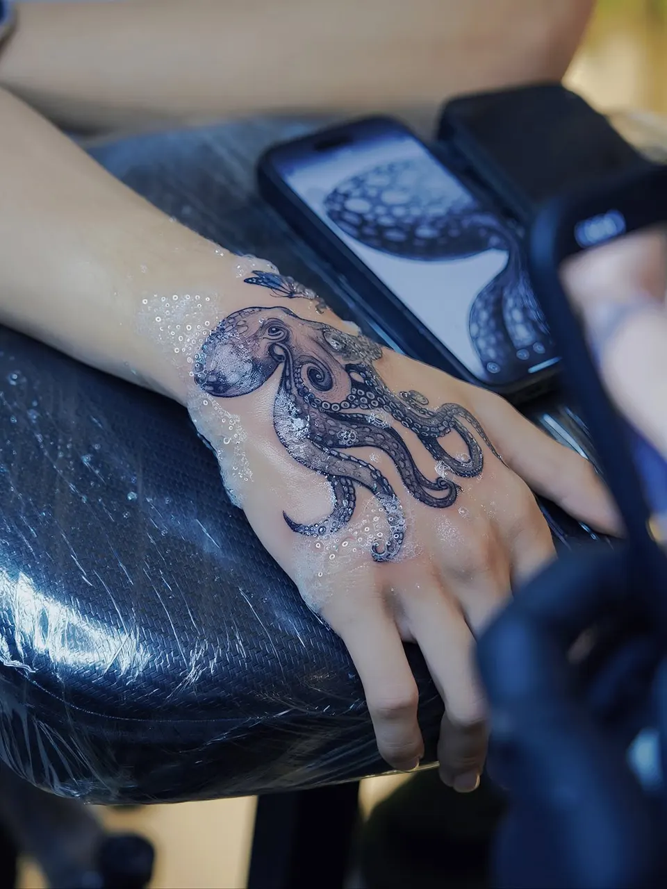 Illustrative & Dark Art tattoo by Kamz Inkzone
