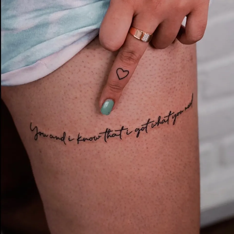 Minimal tattoo by Kamz Inkzone