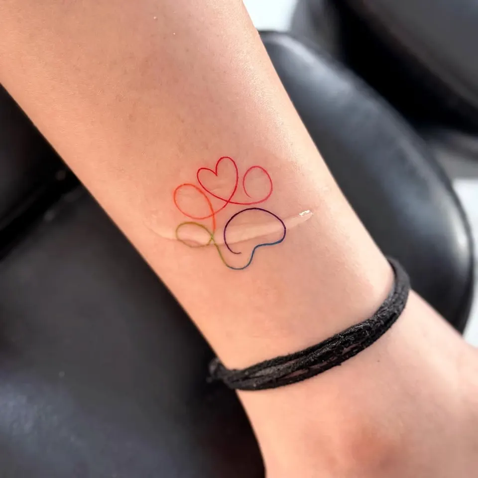Minimal tattoo by Kamz Inkzone