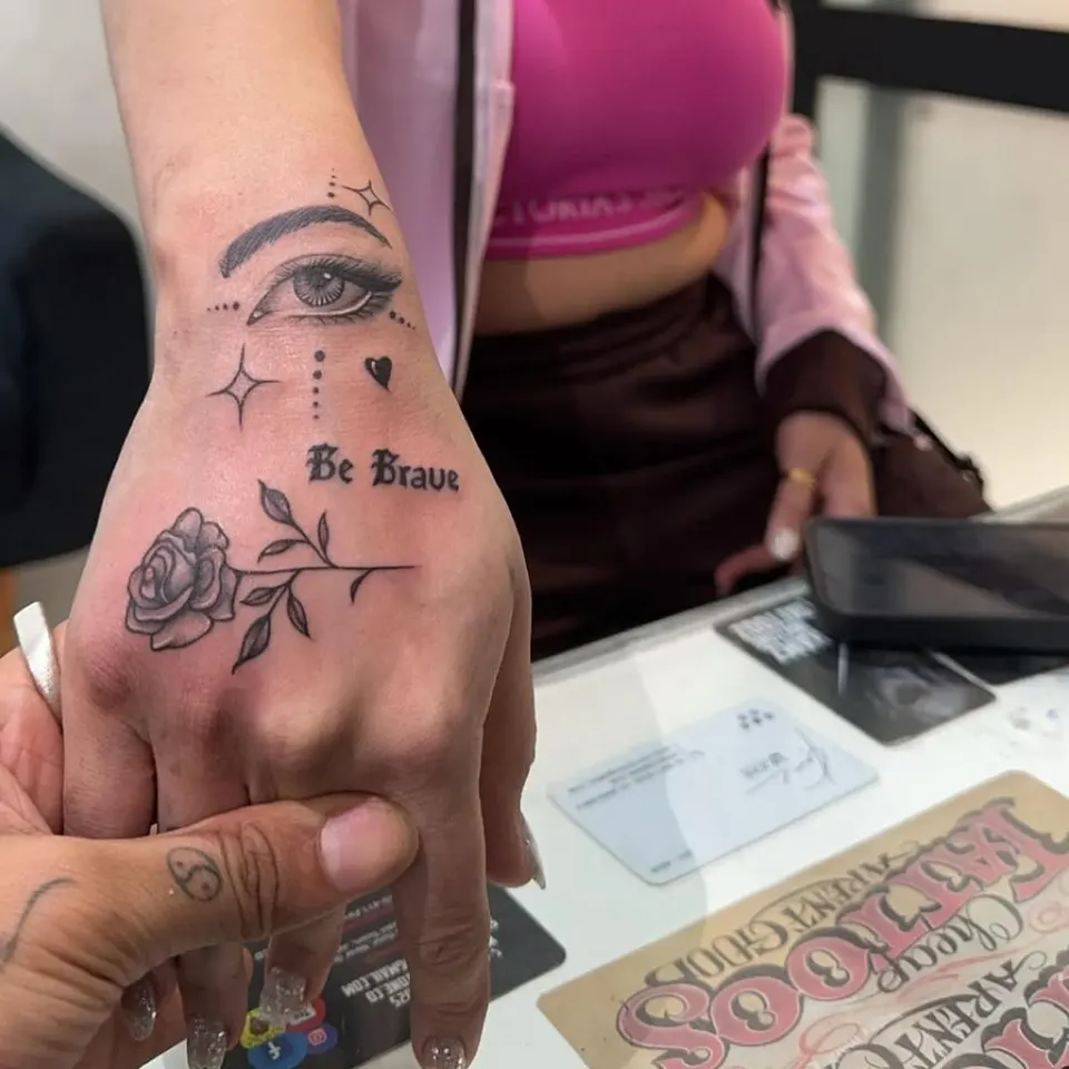 Minimal tattoo by Kamz Inkzone