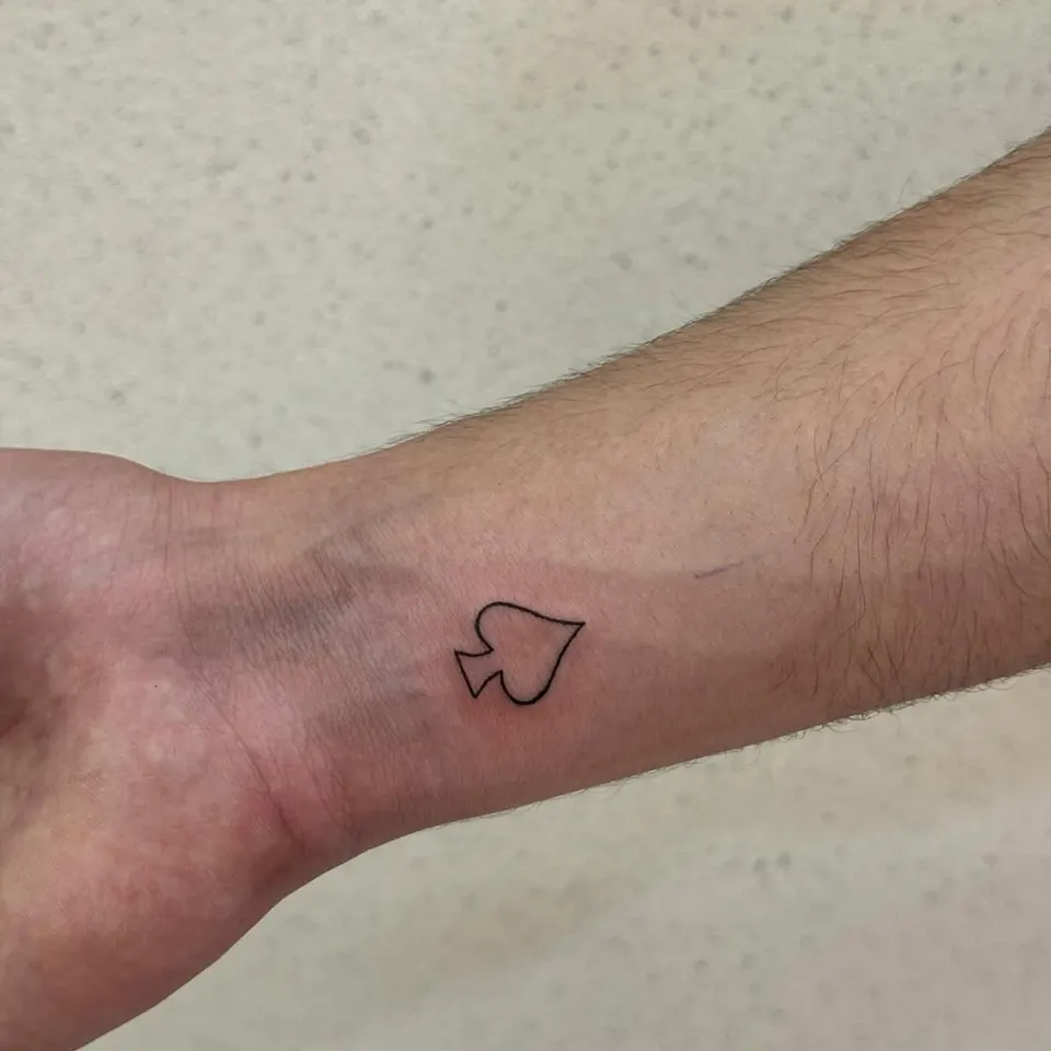 Minimal tattoo by Kamz Inkzone