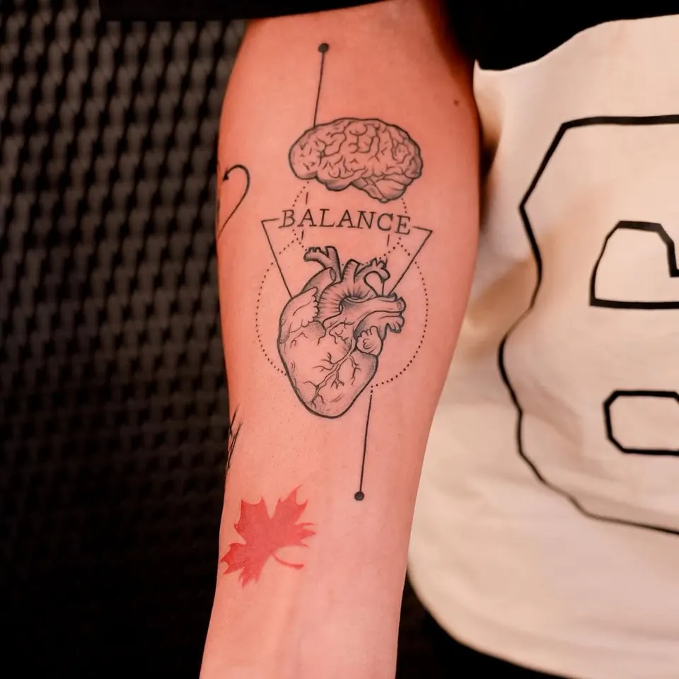 Minimal tattoo by Kamz Inkzone