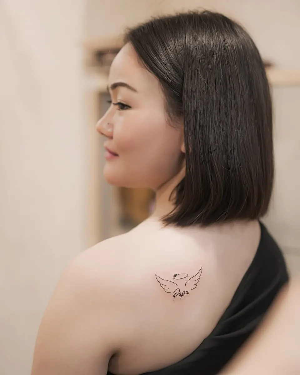 Minimal tattoo by Kamz Inkzone