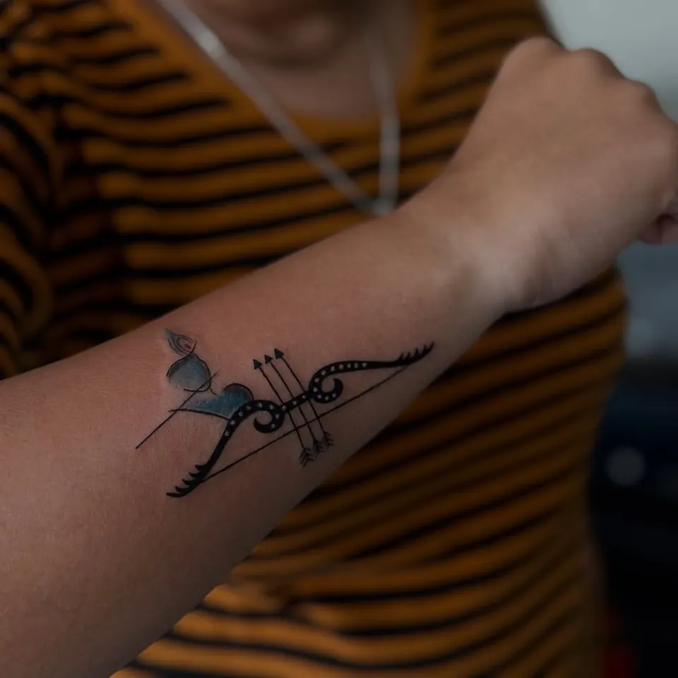 Minimal tattoo by Kamz Inkzone