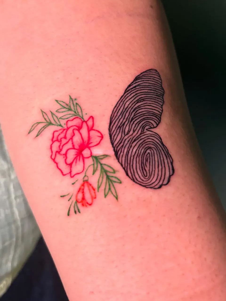 Minimal tattoo by Kamz Inkzone