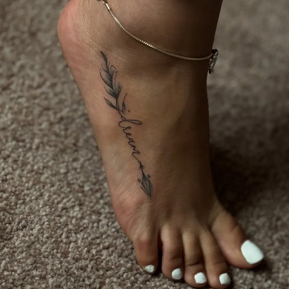 Minimal tattoo by Kamz Inkzone