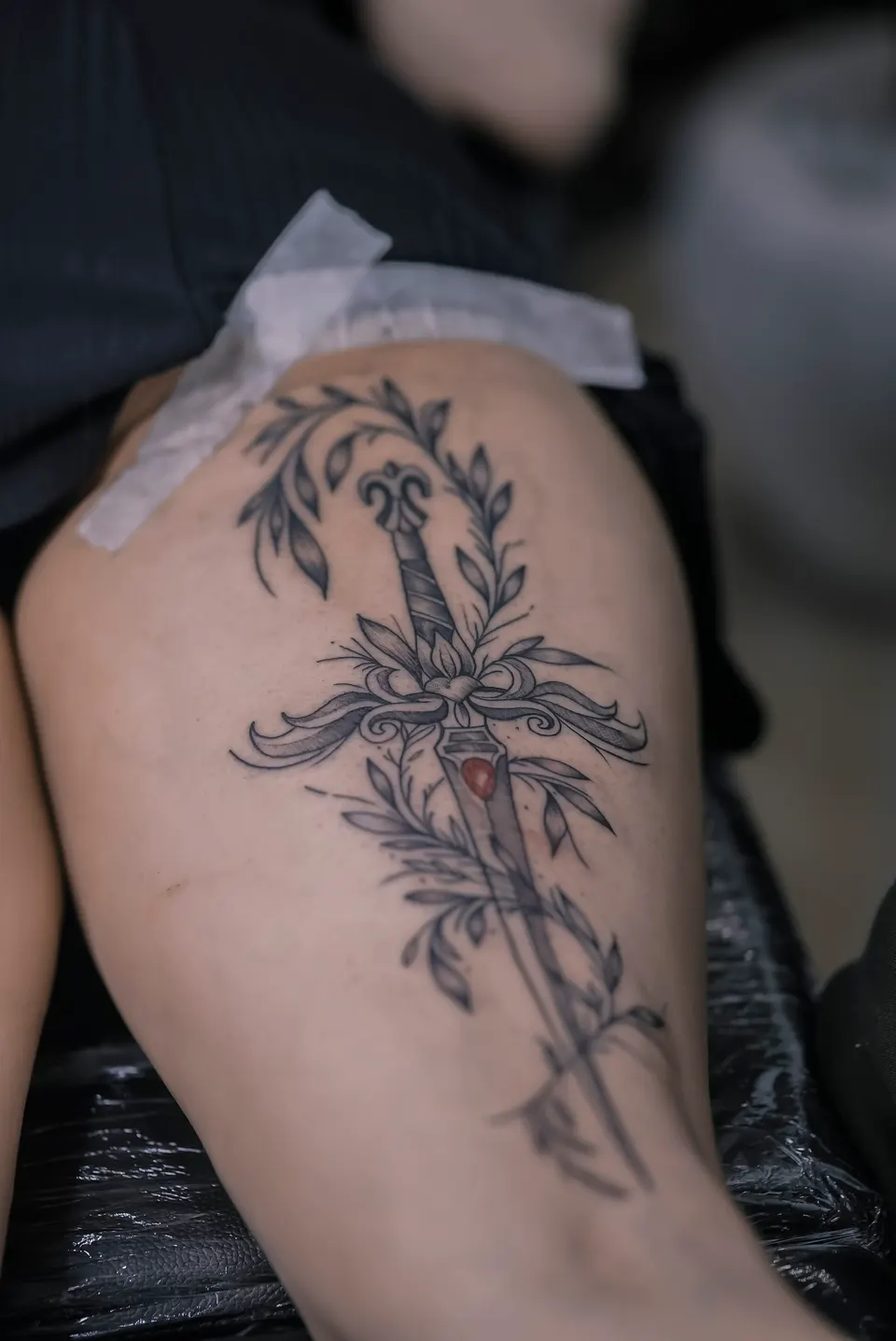 Neo-Traditional tattoo by Kamz Inkzone