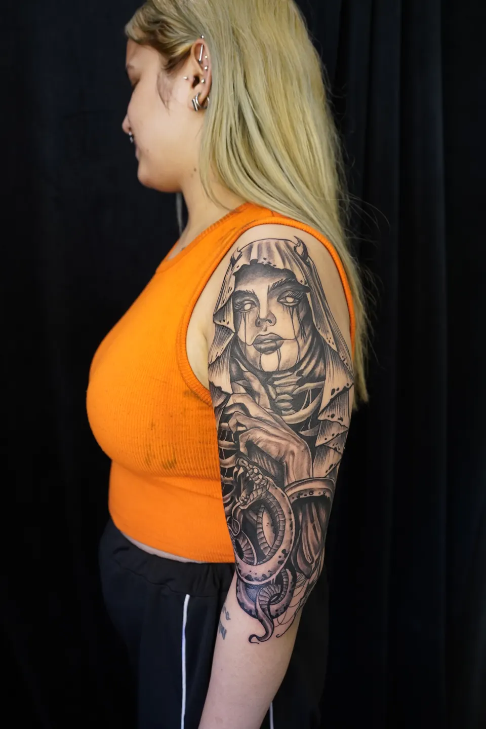 Portrait tattoo by Kamz Inkzone