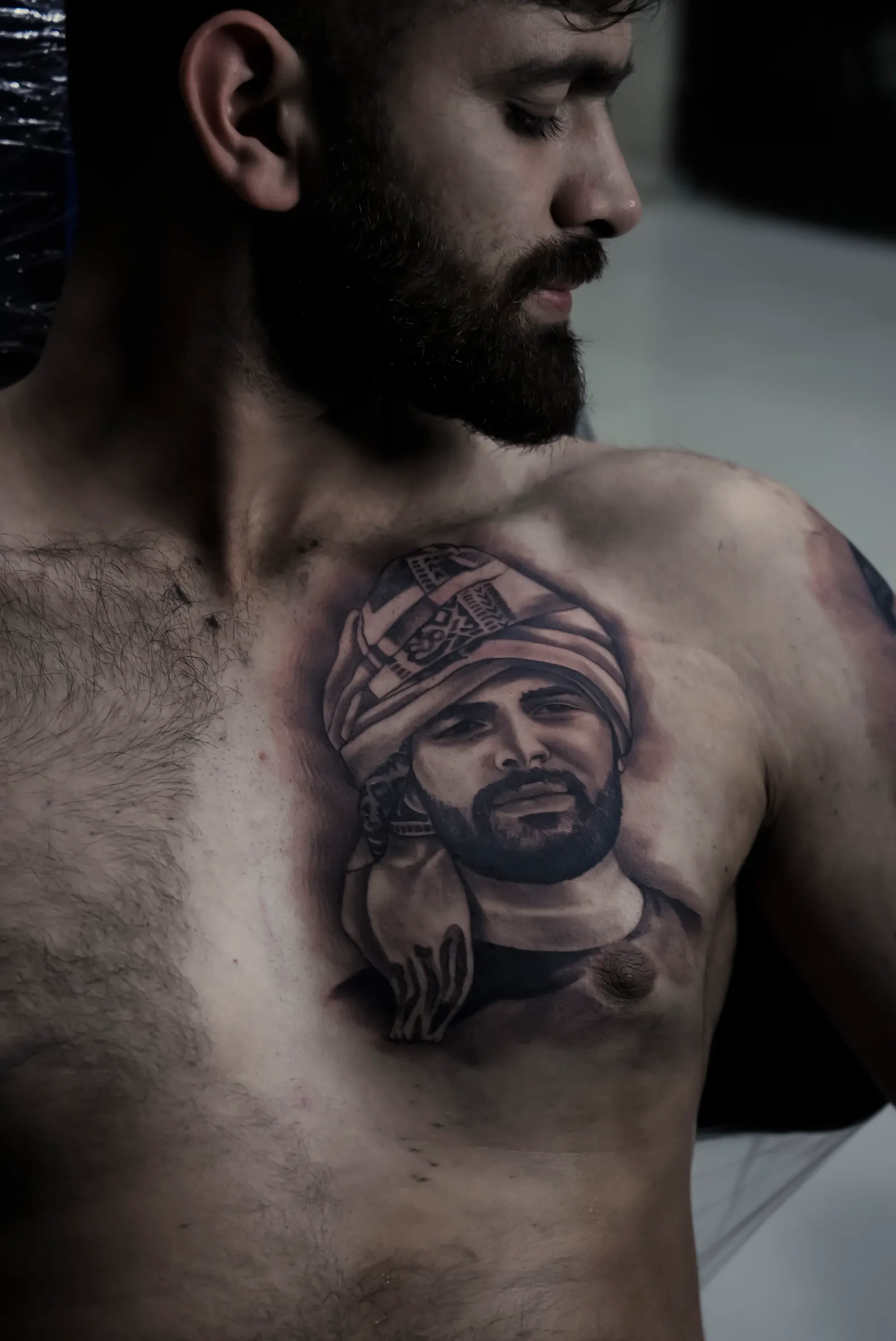 Portrait tattoo by Kamz Inkzone