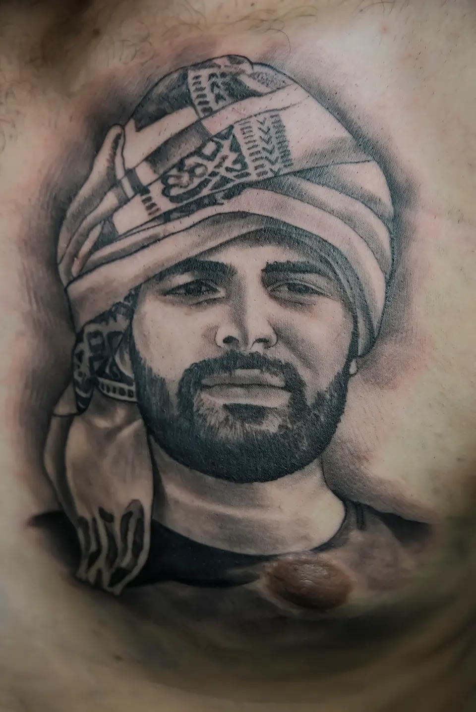 Portrait tattoo by Kamz Inkzone