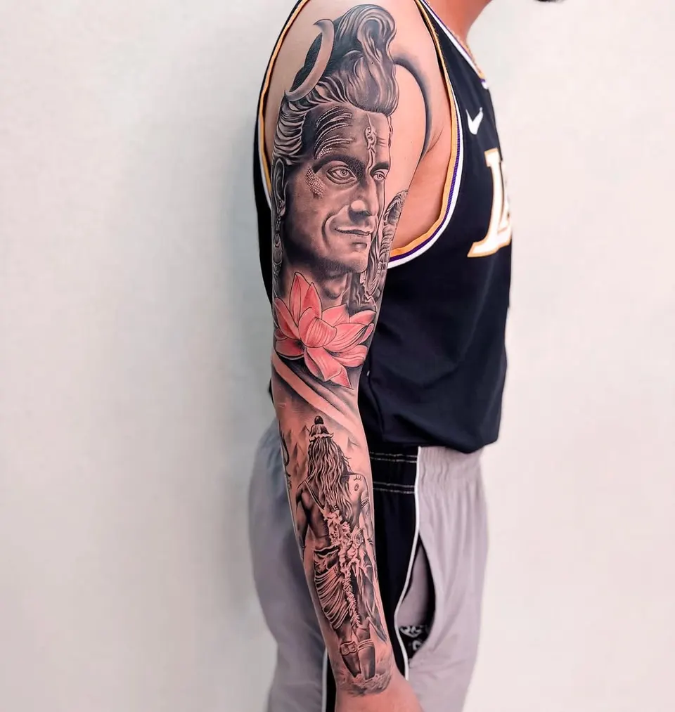 Portrait tattoo by Kamz Inkzone