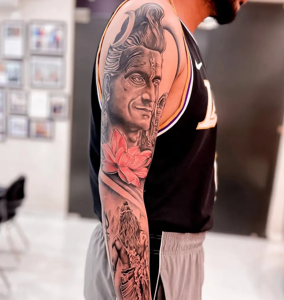 Portrait tattoo by Kamz Inkzone