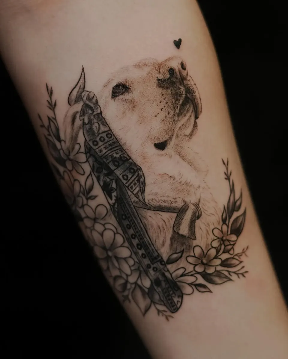 Portrait tattoo by Kamz Inkzone