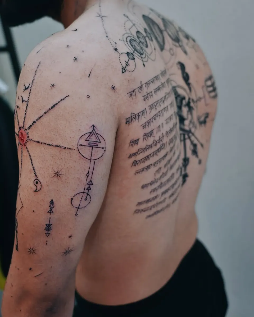 Script & Lettering tattoo by Kamz Inkzone