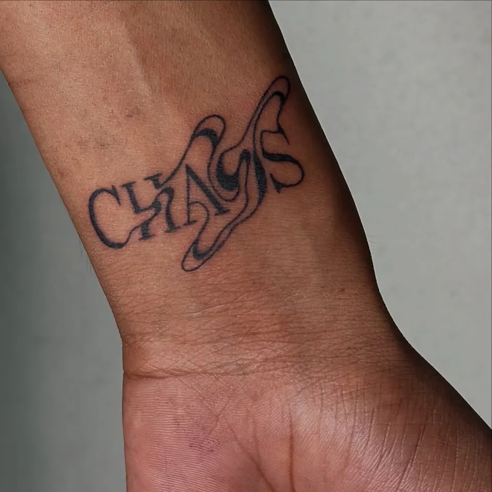 Script & Lettering tattoo by Kamz Inkzone