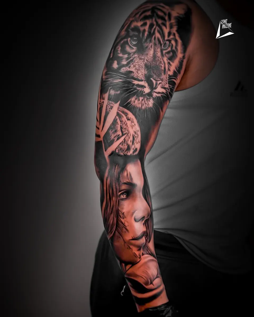 Wildlife tattoo by Kamz Inkzone