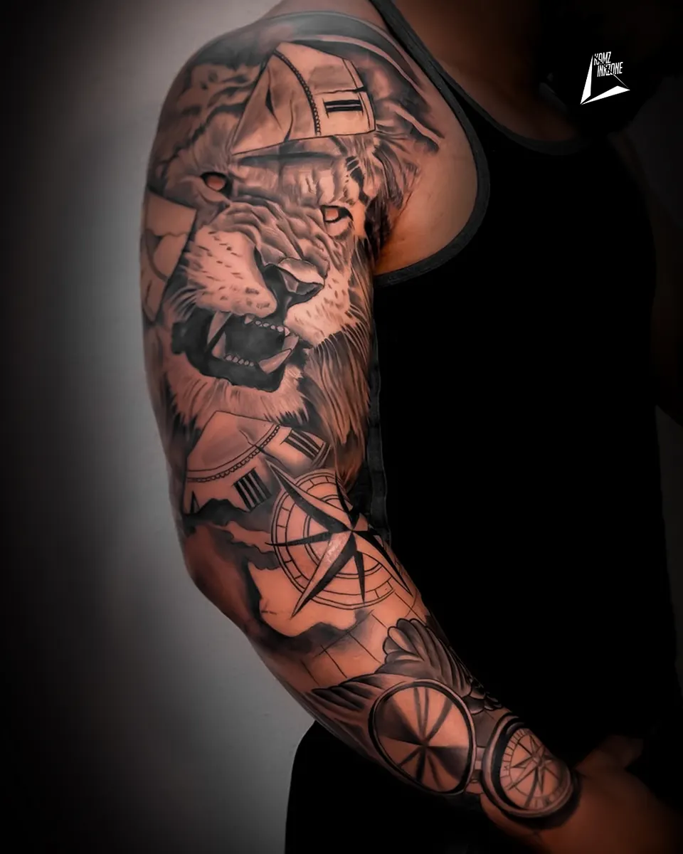 Wildlife tattoo by Kamz Inkzone