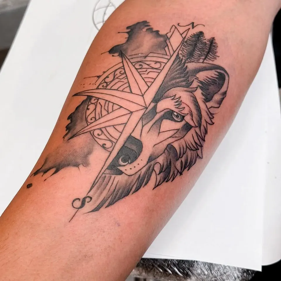 Wildlife tattoo by Kamz Inkzone