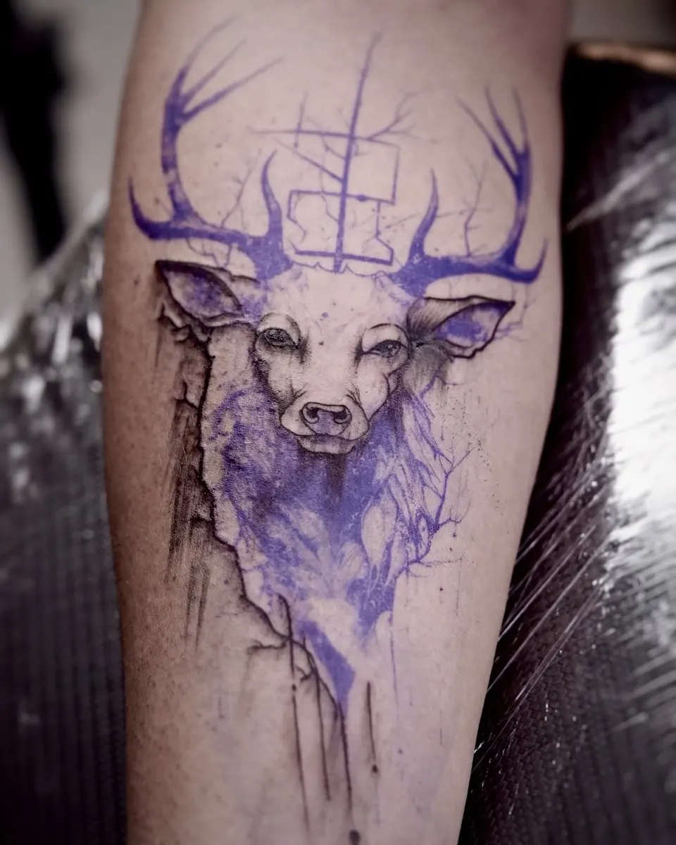 Wildlife tattoo by Kamz Inkzone