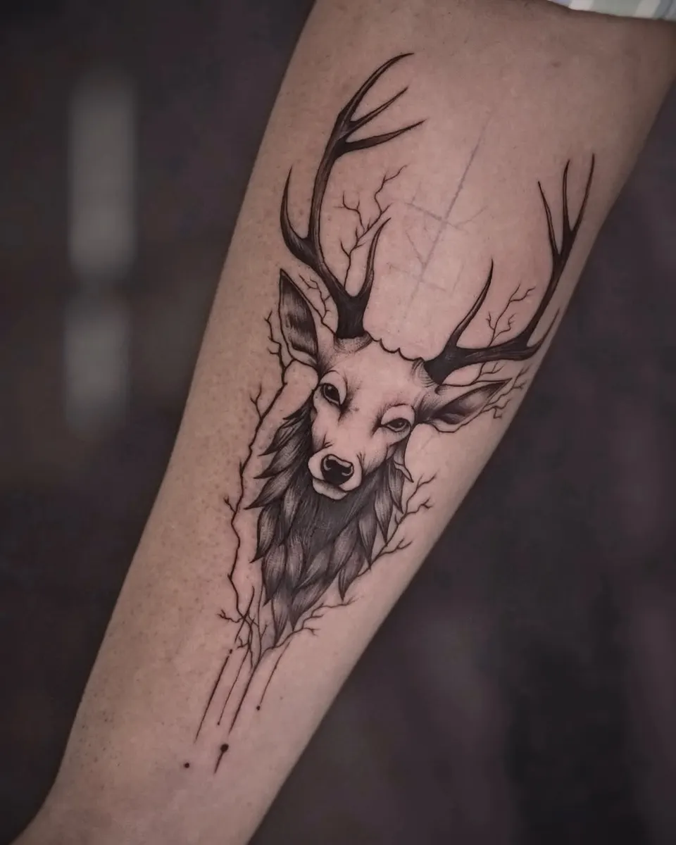 Wildlife tattoo by Kamz Inkzone
